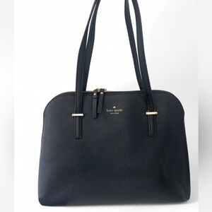 Kate Spade Cedar Street Maise Black Saffiano Leather Satchel